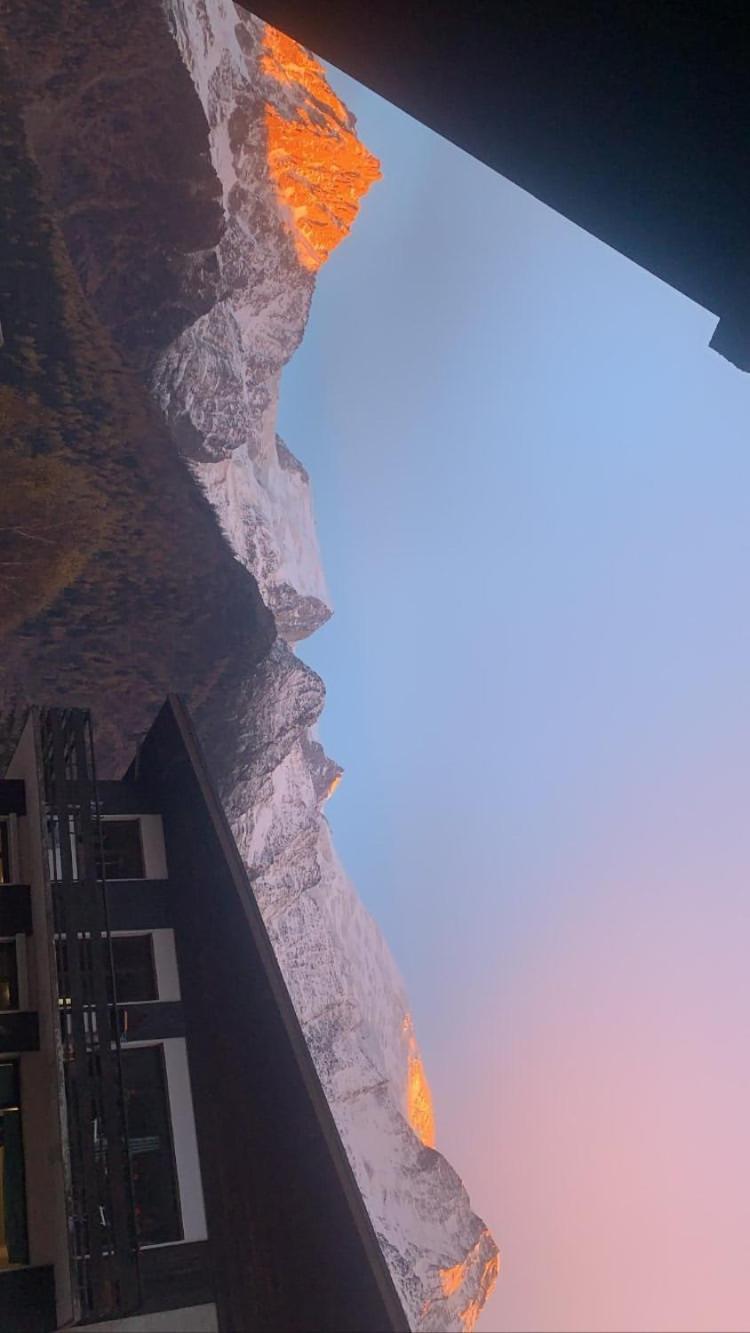 Les Dryades - Renove - Balcon Avec Vue Mt Blanc Les Houches Exterior photo